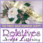 Relatives Script Lettering, Salina, Kansas